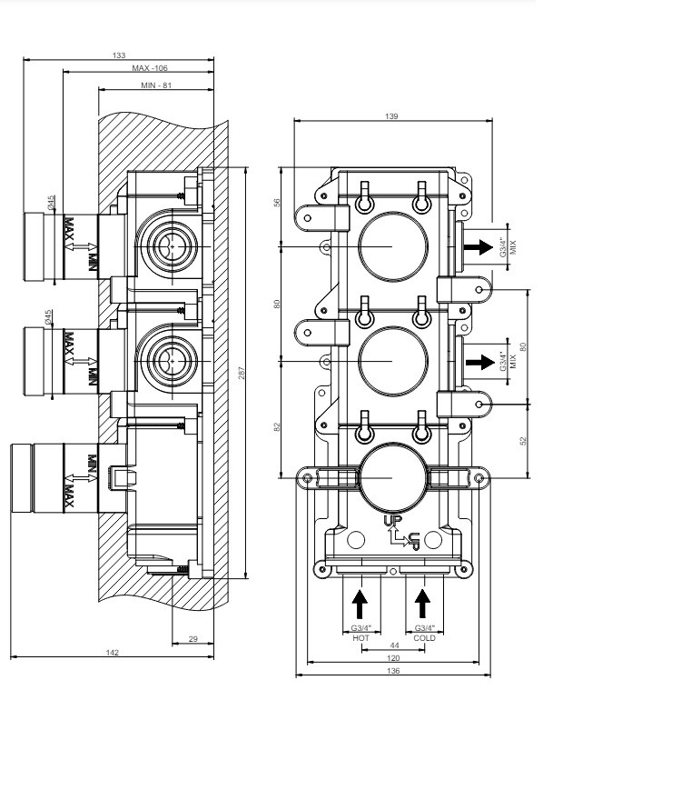 Вбудована частина змішувача 09264031 Gessi - Зображення 112001319-d8039.jpg
