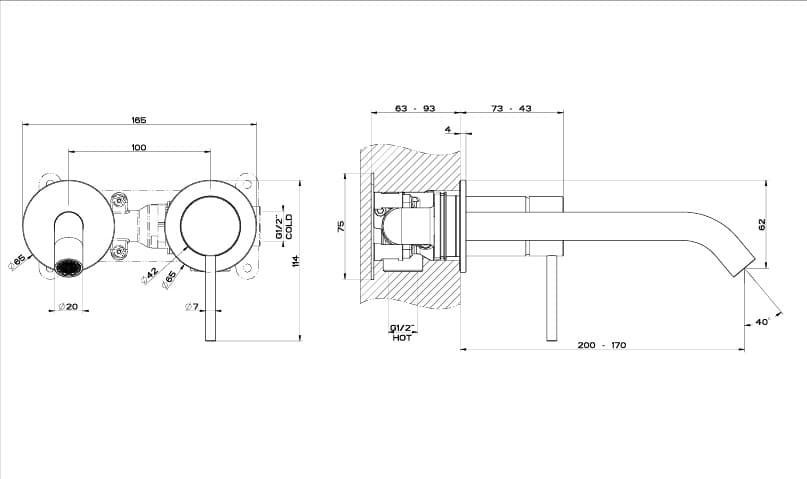 Змішувач для умивальника Flessa Black XL 54086299 Gessi - Зображення 112002118-bbf14.jpg