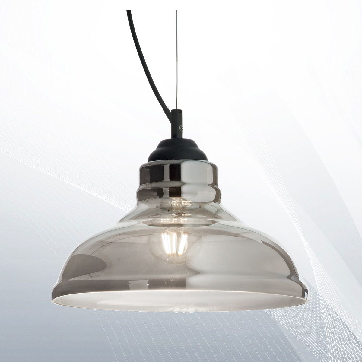 Люстра BISTRO' SP1 PLATE FUME (112343), IDEAL LUX - Зображення