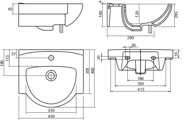 Умивальник 45 Freja L72945000 Kolo - Зображення 112406537-ce309.jpg