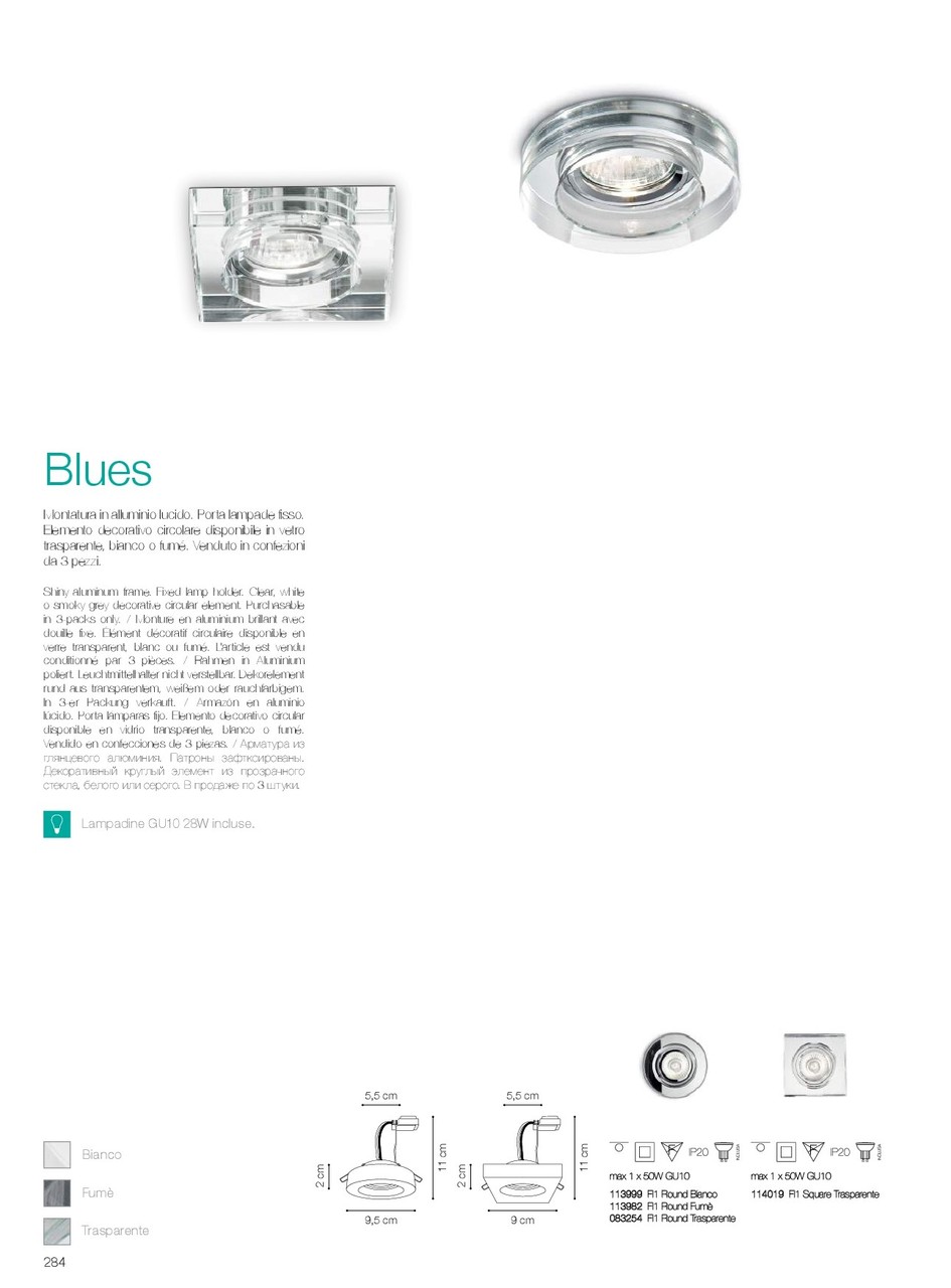 Точечный светильник BLUES ROUND TRASPARENTE (083254), IDEAL LUX - Зображення 113999--.jpg