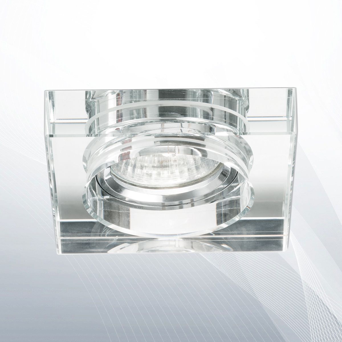 Точечный светильник BLUES SQUARE TRASPARENTE (114019), IDEAL LUX - Зображення