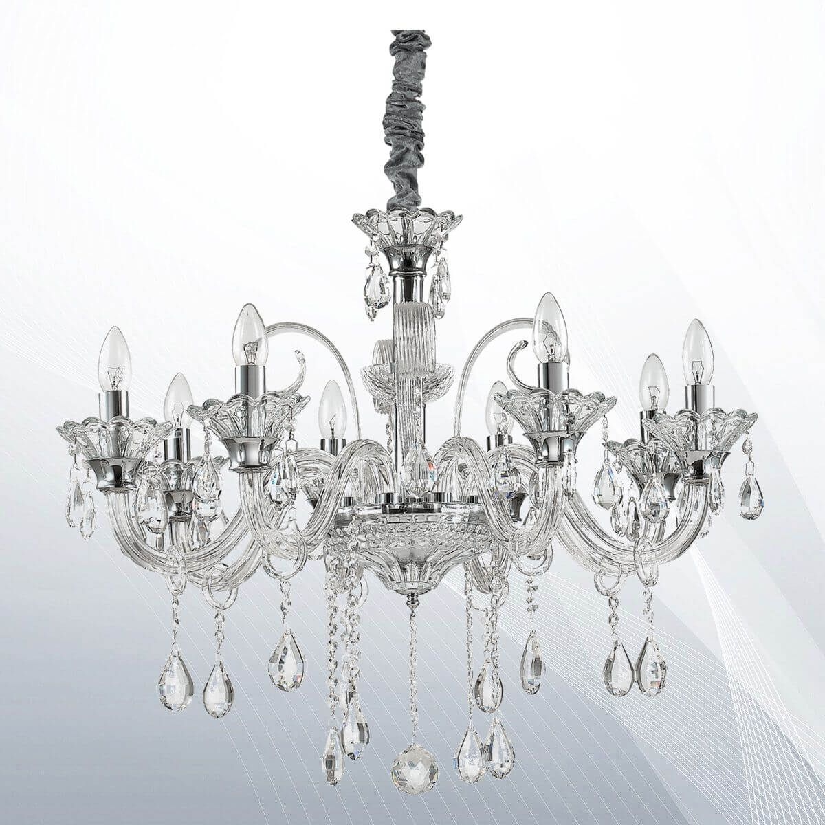 Люстра COLOSSAL SP8 TRASPARENTE (114187), IDEAL LUX - Зображення