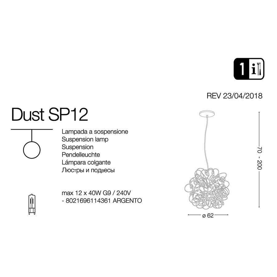 Люстра DUST SP12 (114361), IDEAL LUX - Зображення 114361-1_.jpg