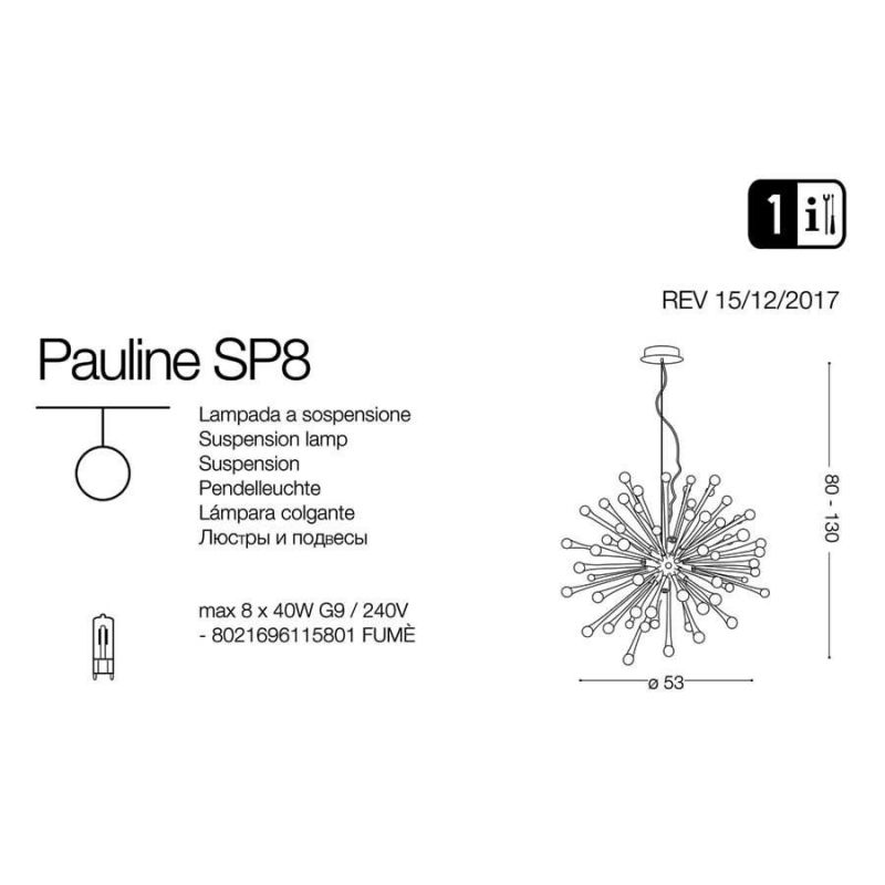 Люстра PAULINE SP8 (115801), IDEAL LUX - Зображення 115801-.jpg