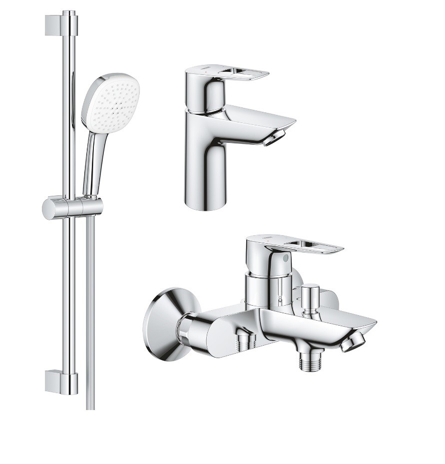 Набір змішувачів для ванни 3 в 1 Bau Loop New UA123214S1 Grohe - Зображення