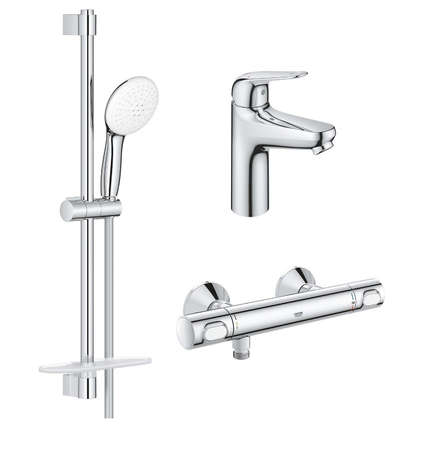 Набір змішувачів 3 в 1 Euroeco New UA123241M0 Grohe - Зображення