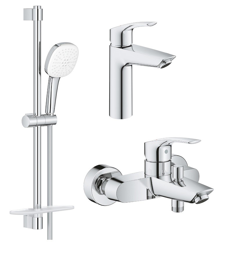 Набір змішувачів для душу 3 в 1 Eurosmart UA123246M3 Grohe - Зображення