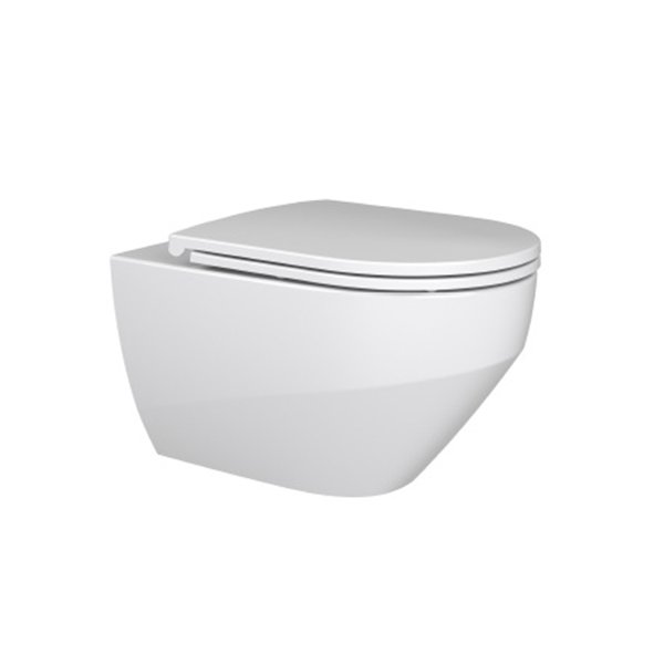 Унітаз підвісний Zante RimOff з кришкою soft-close GPX2240040-X01866 RAVAK - Зображення