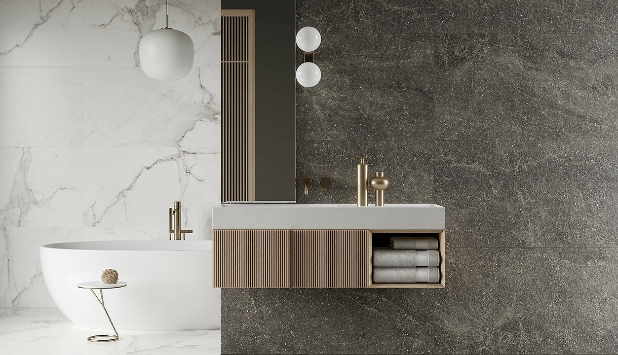 Плитка керамогранитная Alistone Black RECT 598x1198x8 Opoczno - Зображення 11743784-80b4d.jpg