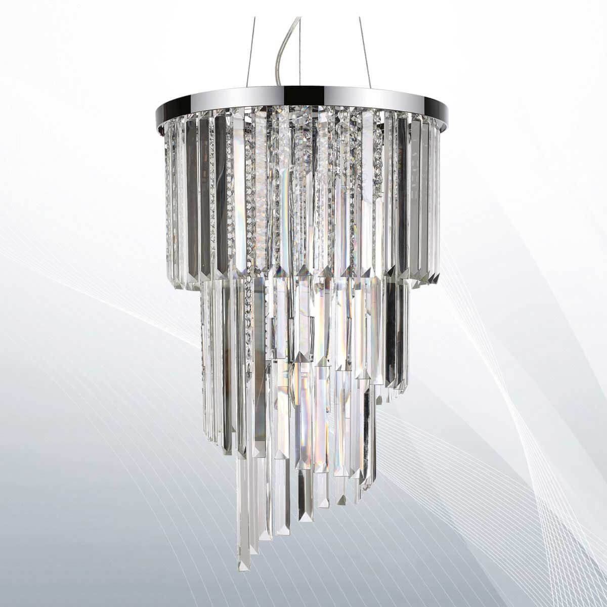 Люстра CARLTON SP8 CROMO (117737), IDEAL LUX - Зображення