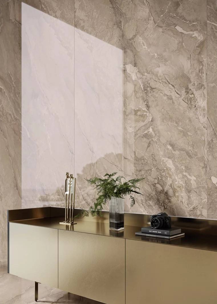 Плитка керамогранітна Generous Taupe RECT SOFT 1198x2798x6 Paradyz - Зображення 118720805-afcc2.jpg