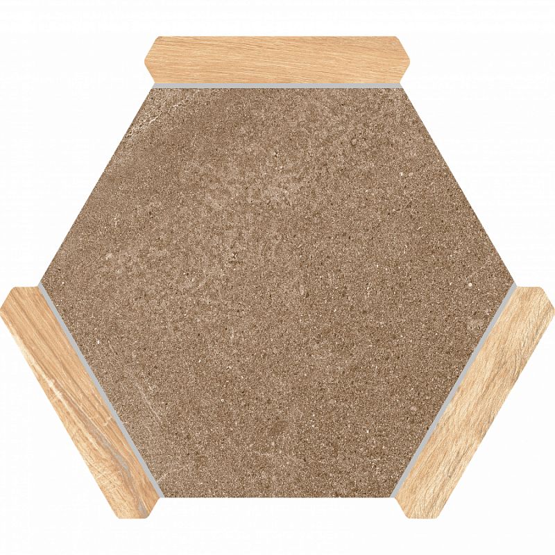 Плитка керамогранітна Sacramento Marron Pino 220x250 Monopole - Зображення