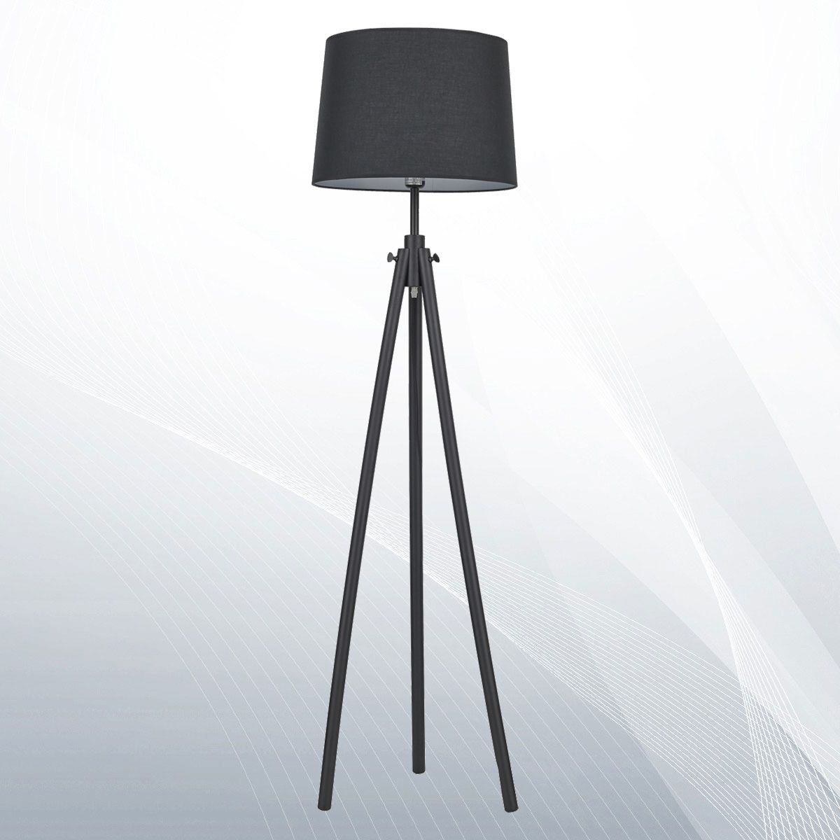 Торшер YORK PT1 NERO (121437), IDEAL LUX - Зображення