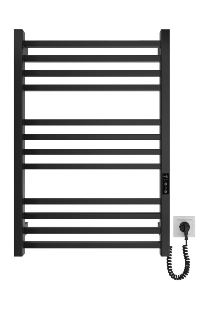 Рушникосушка електрична London чорний 530x770 Hygge Family - Зображення