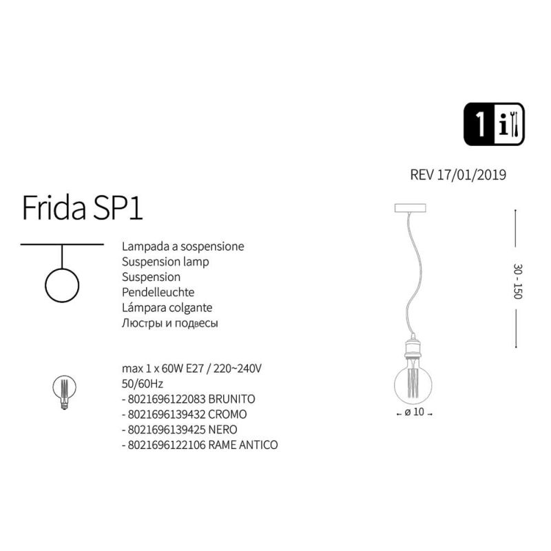 Люстра FRIDA SP1 CROMO (139432), IDEAL LUX - Зображення 122083_.jpg