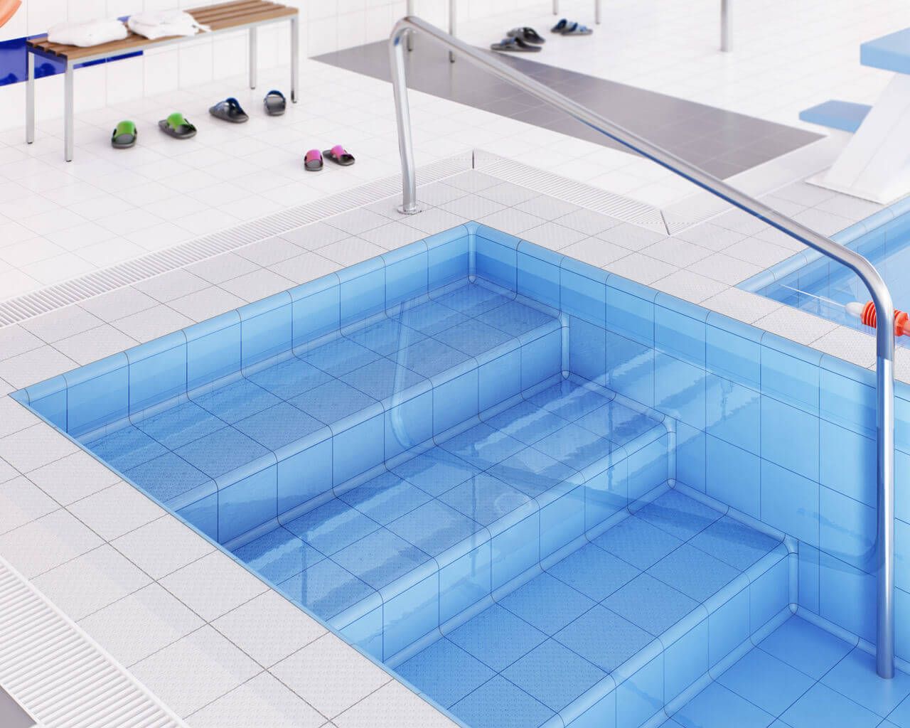 Плитка стінова Gamma Niebieska 198x198x6,5 Paradyz - Зображення 1224c-aranzacja-plytki-na-basen-schody-gamma-gammo-ceramika-paradyz-1-.jpg