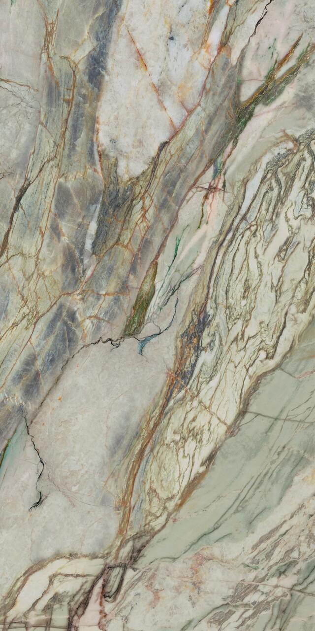 Плитка керамогранітна Abstract Green SZKL RECT POL 598x1198 Paradyz - Зображення