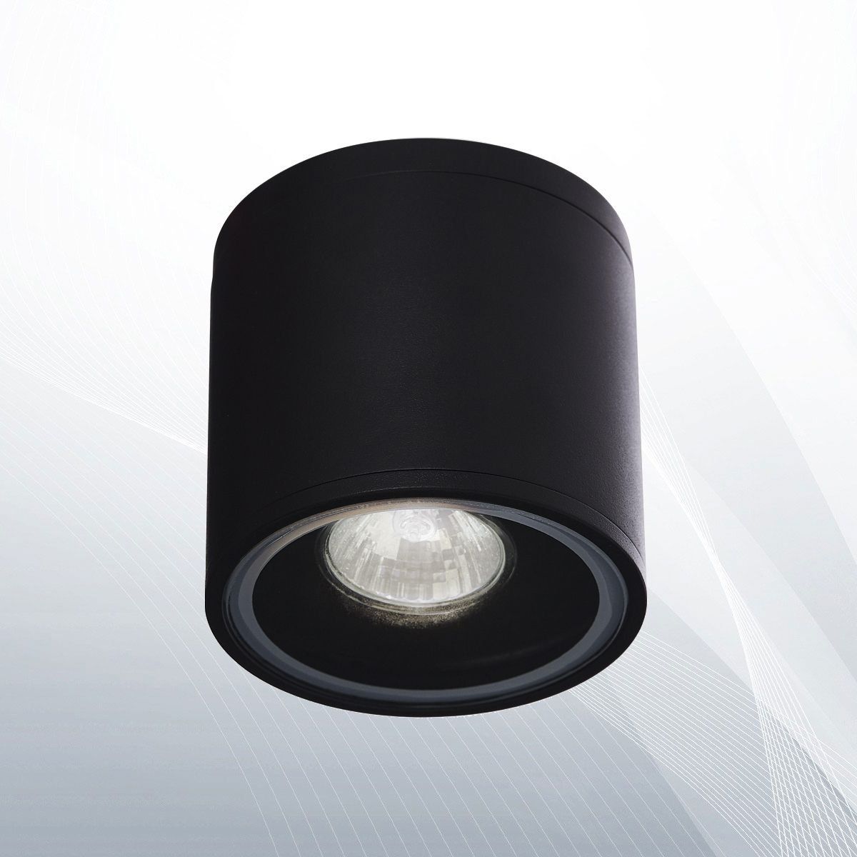 Світильник вуличний GUN PL1 NERO (122687), IDEAL LUX - Зображення