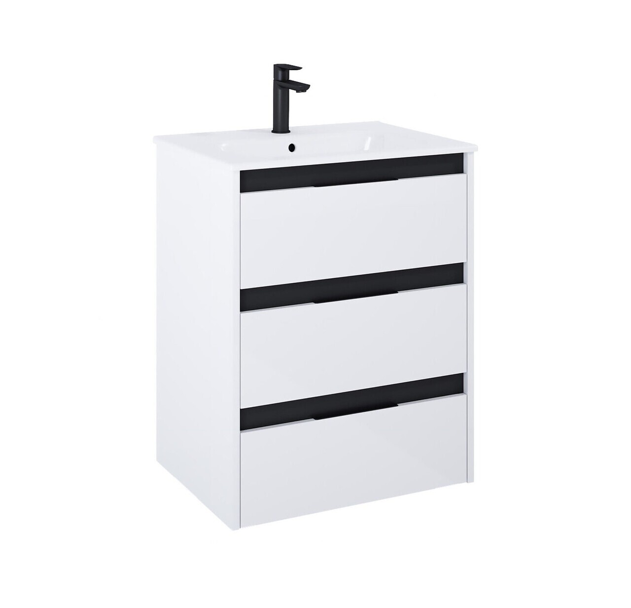 Шкафчик с умывальником Alpine Unik 600 A852015606 Roca - Зображення