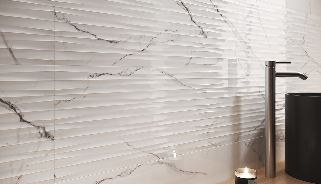 Плитка стінова Ginevra White RECT STR 298x598x8 Opoczno - Зображення 123157422-fd695.jpg