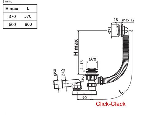Сифон для ванни 800 click-clack X01847 RAVAK - Зображення 124676129-0d7f1.jpg