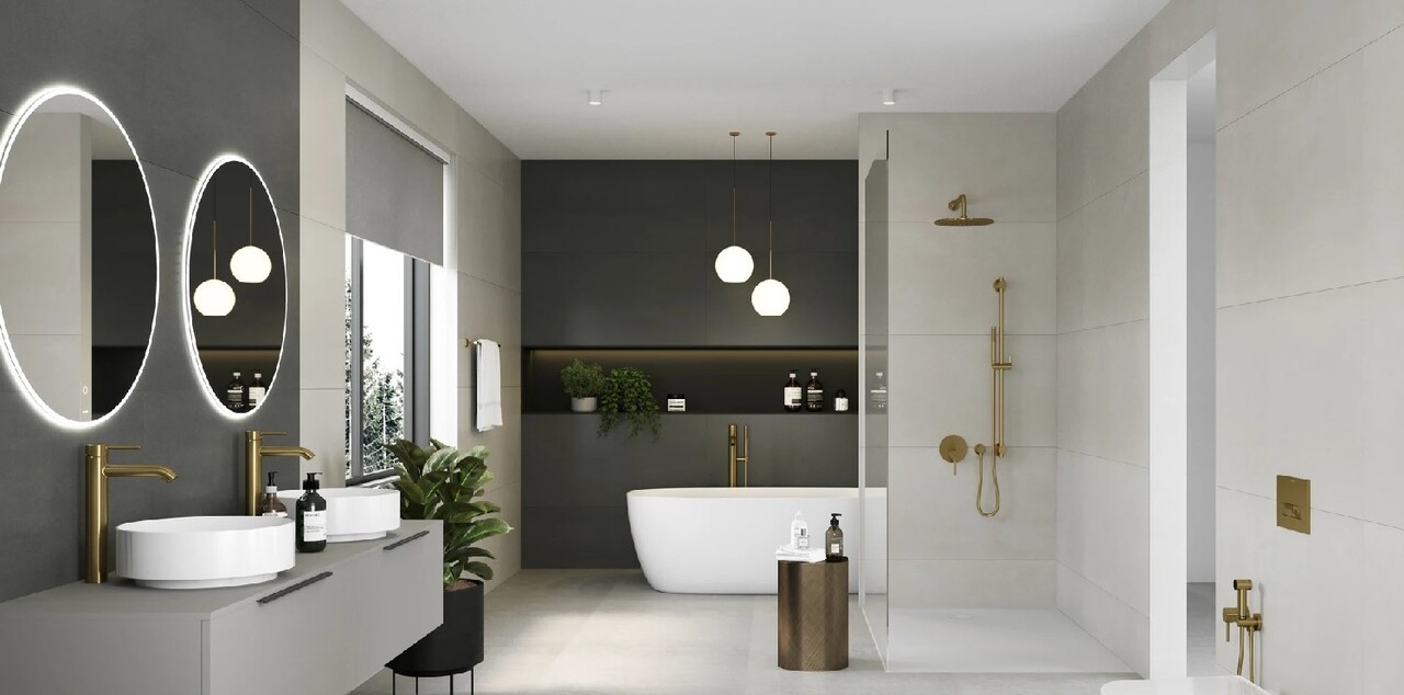 Душевой кронштейн DN 15 A-QA 66514N0-00 Brushed gold Kludi - Зображення 125008224-68f6f.jpg