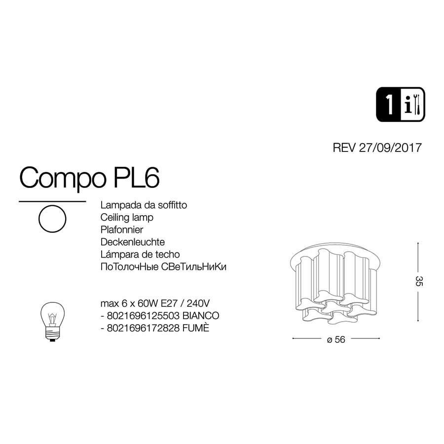Світильник COMPO PL6 FUME (172828), IDEAL LUX - Зображення 125565-.jpg