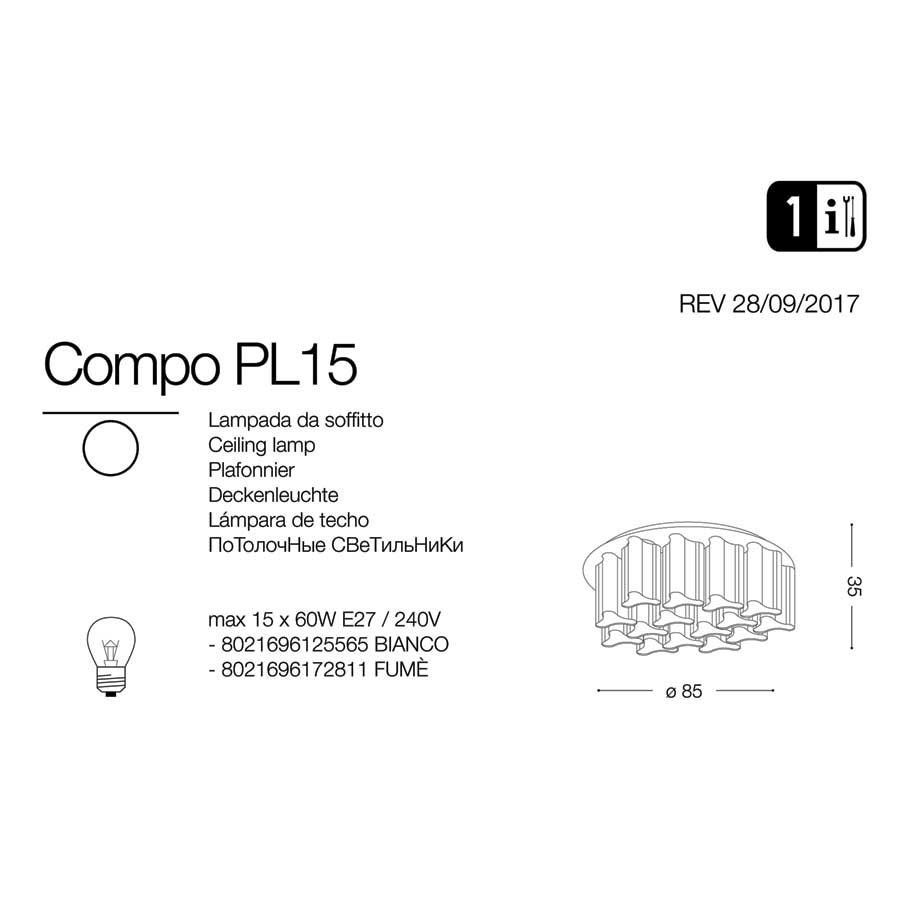 Світильник COMPO PL10 BIANCO (125510), IDEAL LUX - Зображення 125565_.jpg