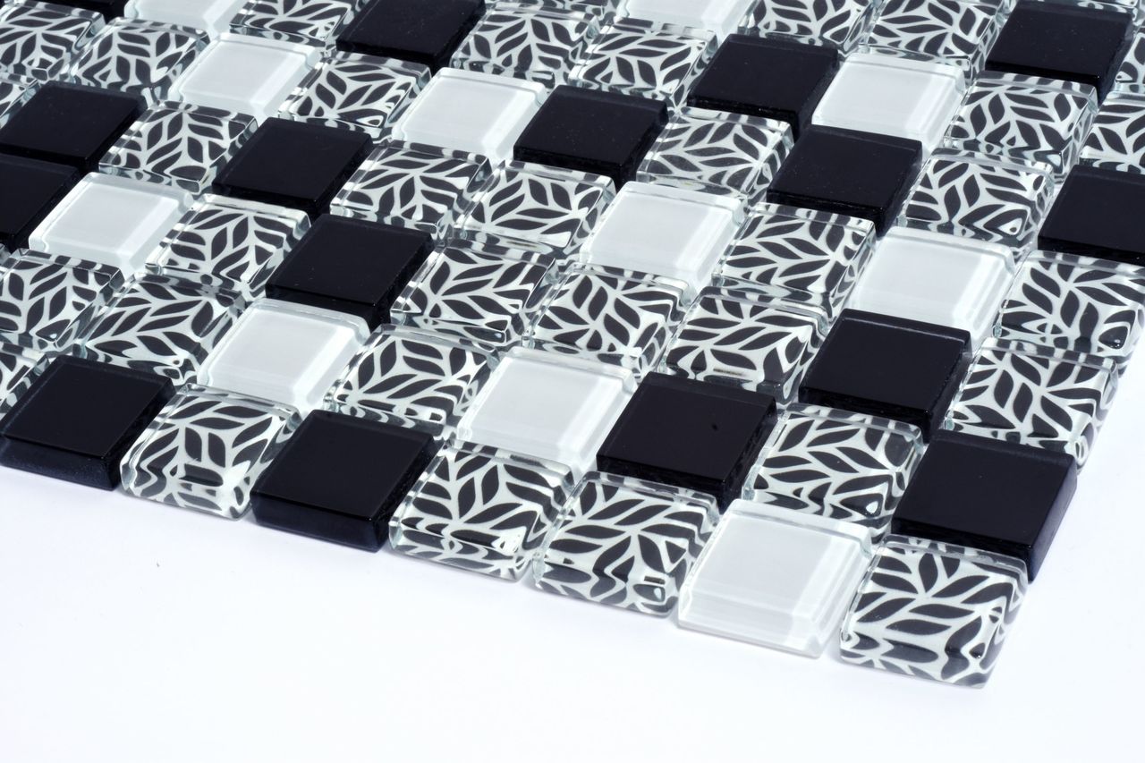 Мозаїка GMP 0825011 С3 Print 10-Black-White 300×300x8 Котто Кераміка - Зображення 125bc-gmp_0825011.jpg