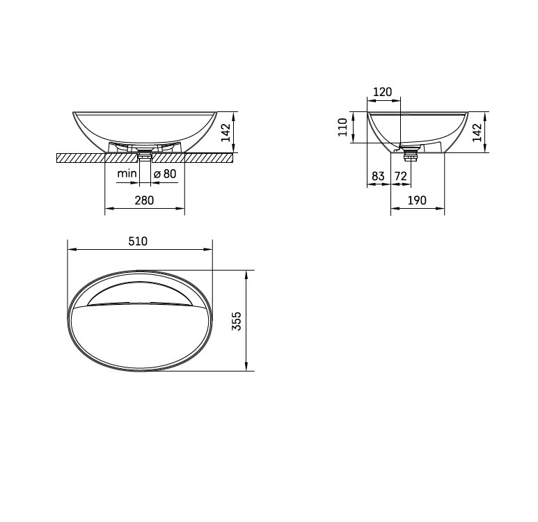 Умивальник Perla White matte PAA - Зображення 126586165-62e80.jpg