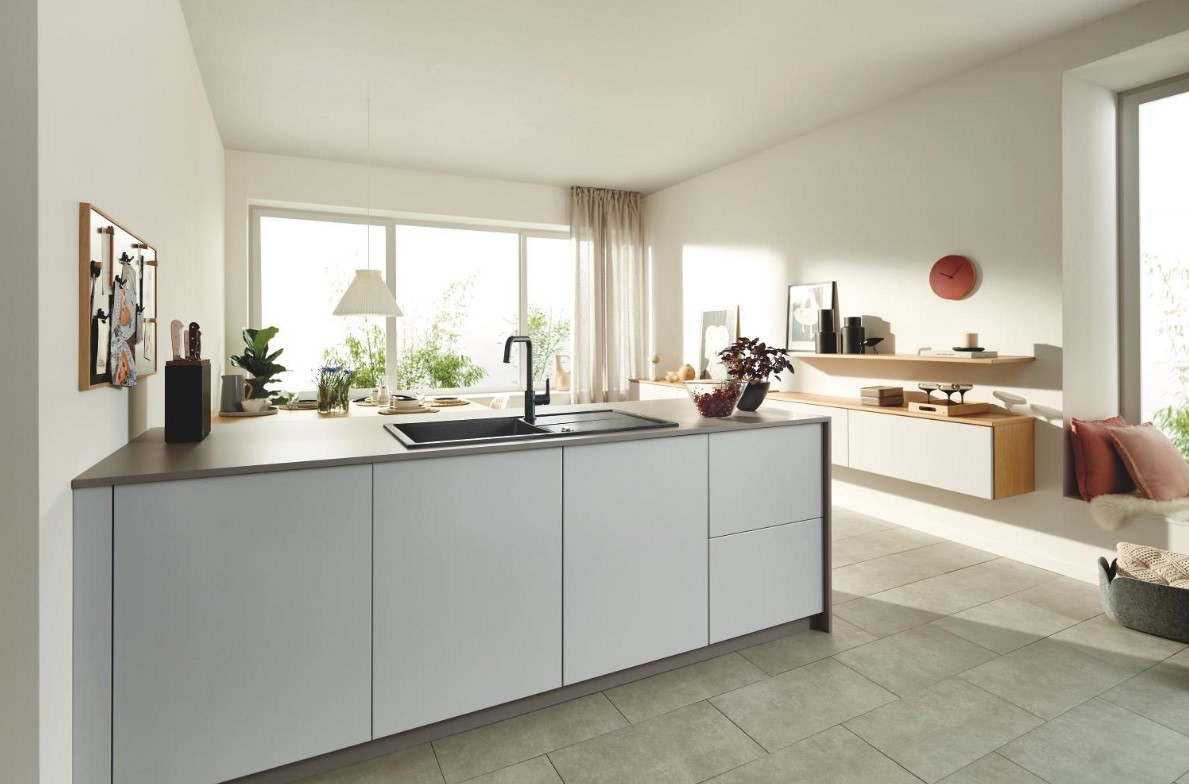 Змішувач для кухні Eurosmart DN 15 305672430 Black matt Grohe - Зображення 127838971-4a273.jpg