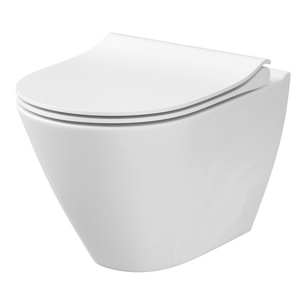 Унитаз подвесной City CleanOn с крышкой Slim дюропласт soft close SZCZ1001681773 Cersanit - Зображення 128397106-a330d.jpg