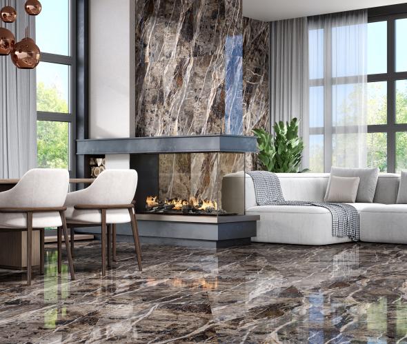 Плитка керамогранитная Majestic Темно-коричневый POL 600x1200 Intercerama - Зображення 128933597-3fa30.jpg