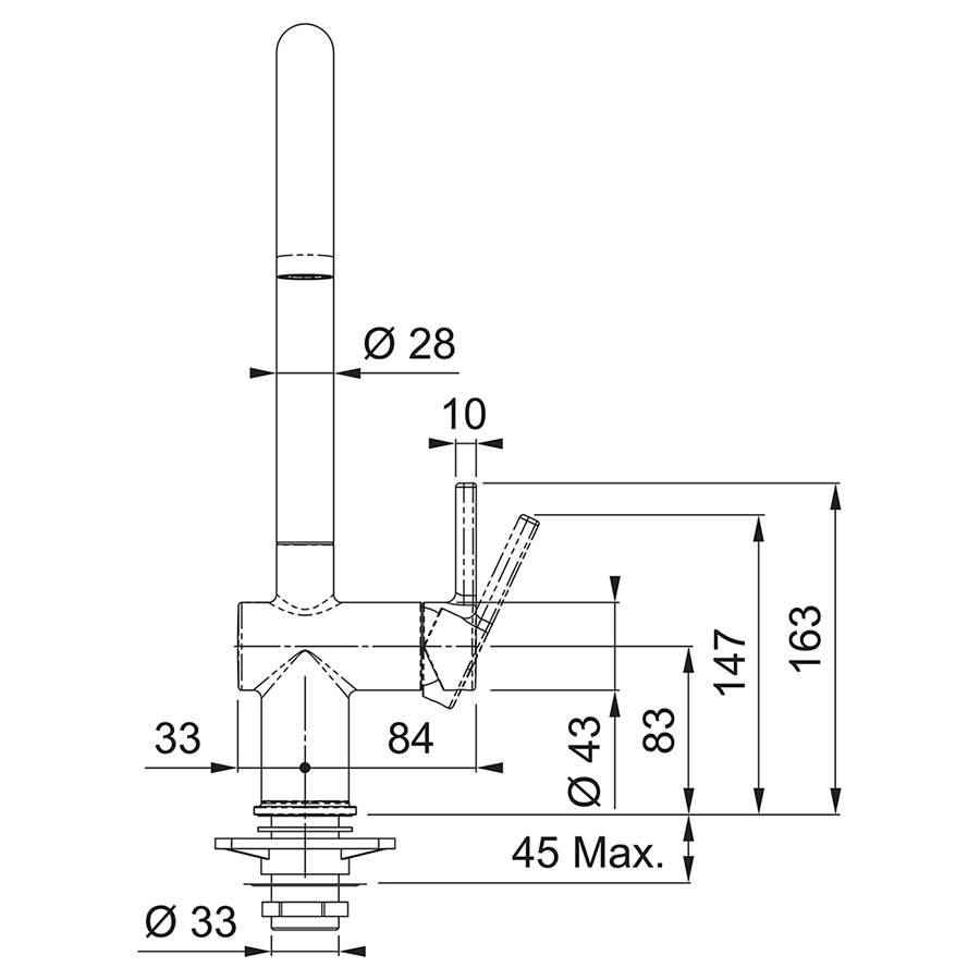 Змішувач для кухні Active J Black matt 115.0653.398 Franke - Зображення 129666247-f7b2c.jpg
