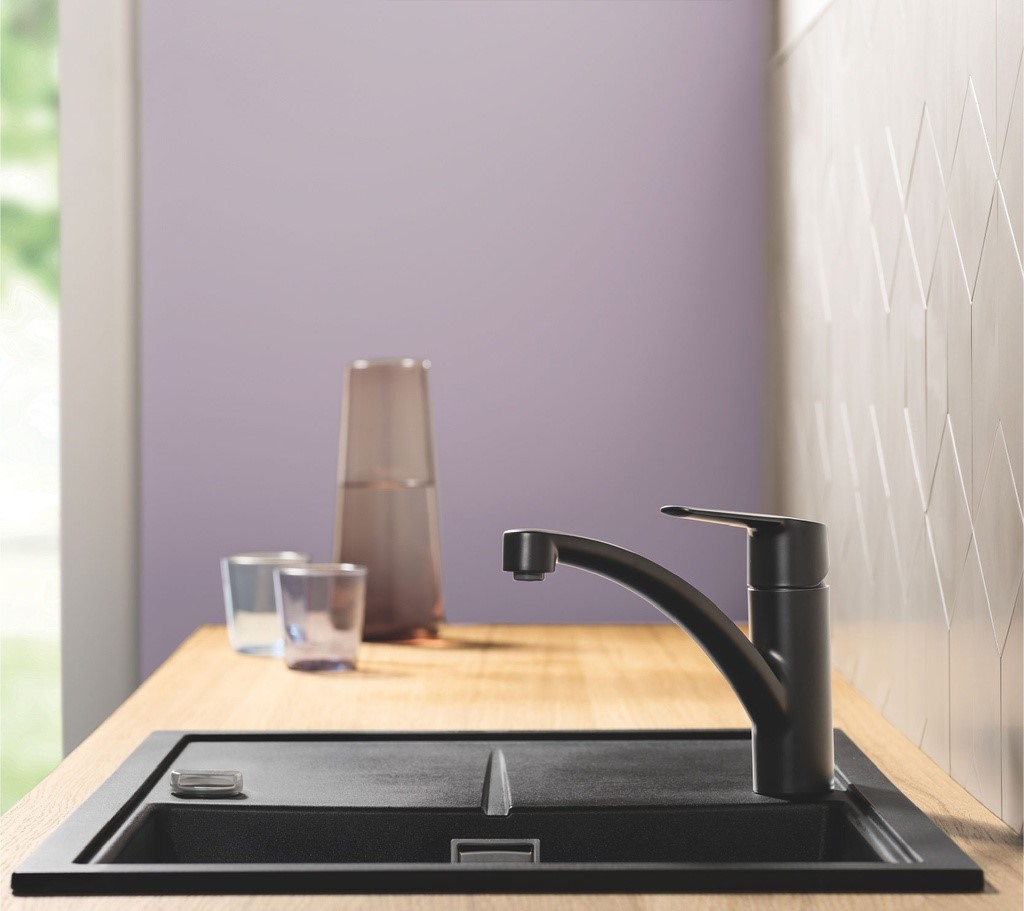 Смеситель для кухни Eurosmart DN 15 332812433 Black Grohe - Зображення 129986488-1d8de.jpg