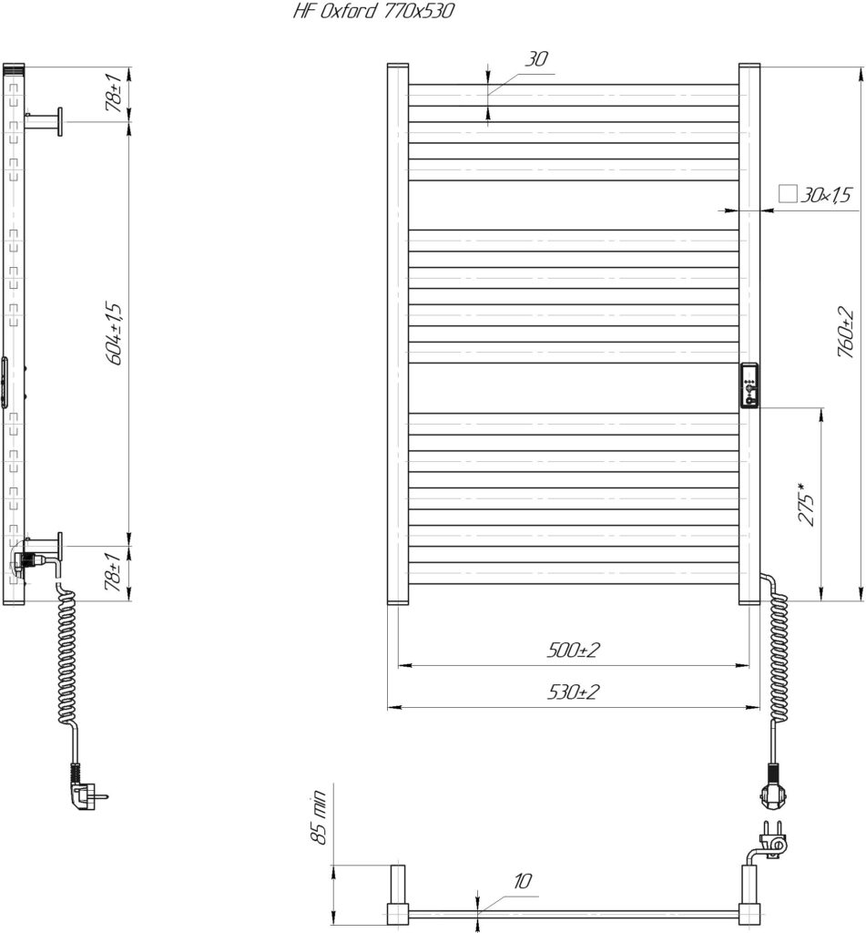 Рушникосушка електрична Oxford білий 530x770 Hygge Family - Зображення 131505594-9d54b.jpg