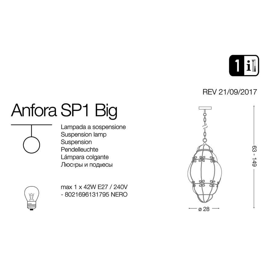 Люстра ANFORA SP1 BIG (131795), IDEAL LUX - Зображення 131795-1_-.jpg