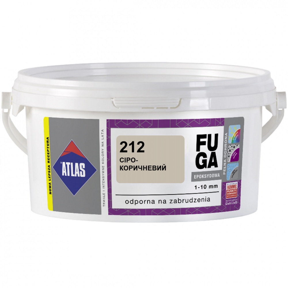 Затирка для швів Atlas епоксидна №212 сіро-коричневий (2 кг) - Зображення 132599271-5eb3b.jpg