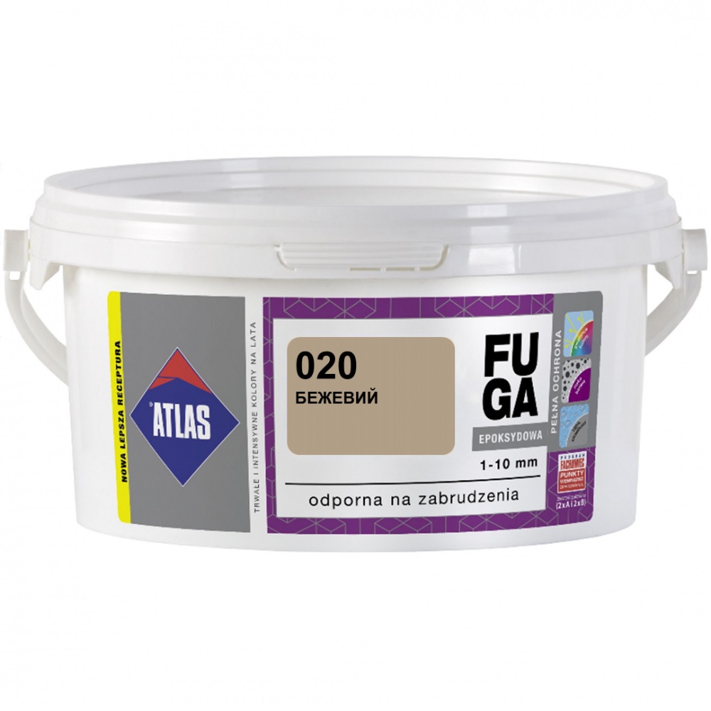 Затирка для швів Atlas епоксидна №020 бежевий (2 кг) - Зображення 132599769-35c54.jpg
