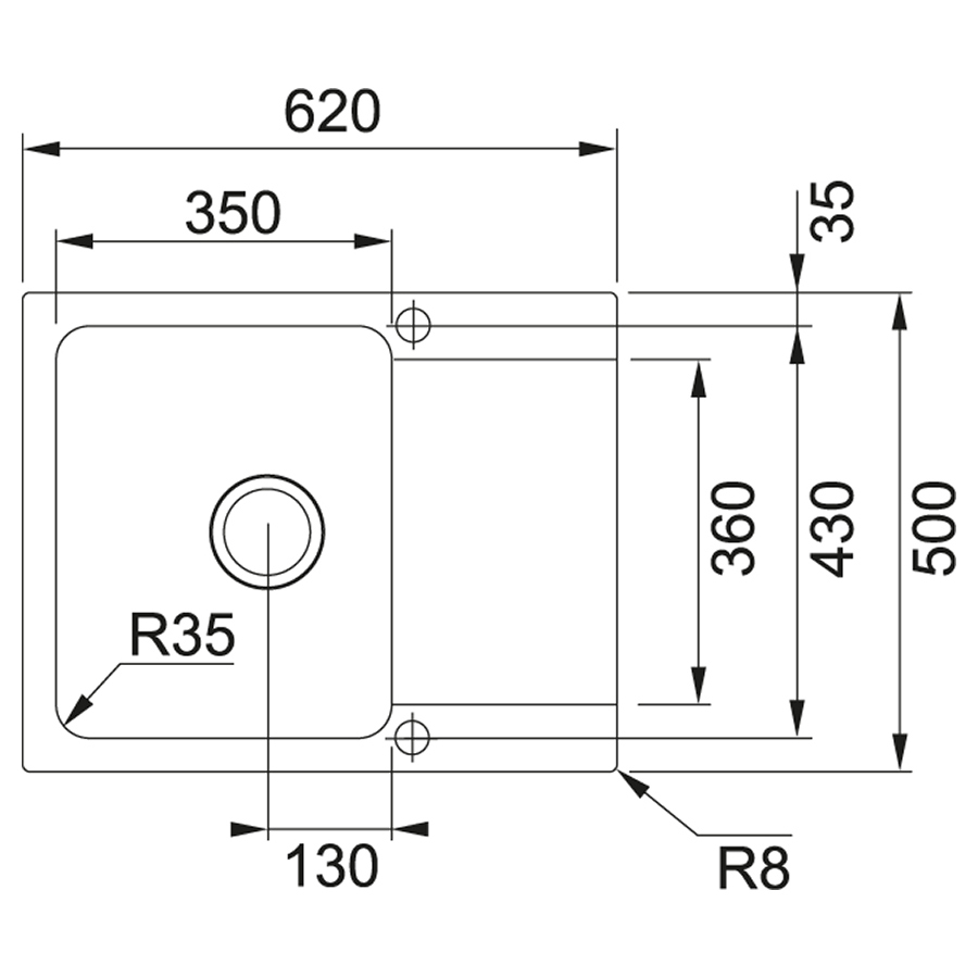 Кухонная мойка Orion OID 611-62 Бежевый FRANKE - Зображення 134457457-8fcf5.jpg