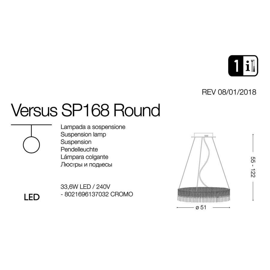 Люстра VERSUS SP ROUND (137032), IDEAL LUX - Зображення 137032-1_.jpg