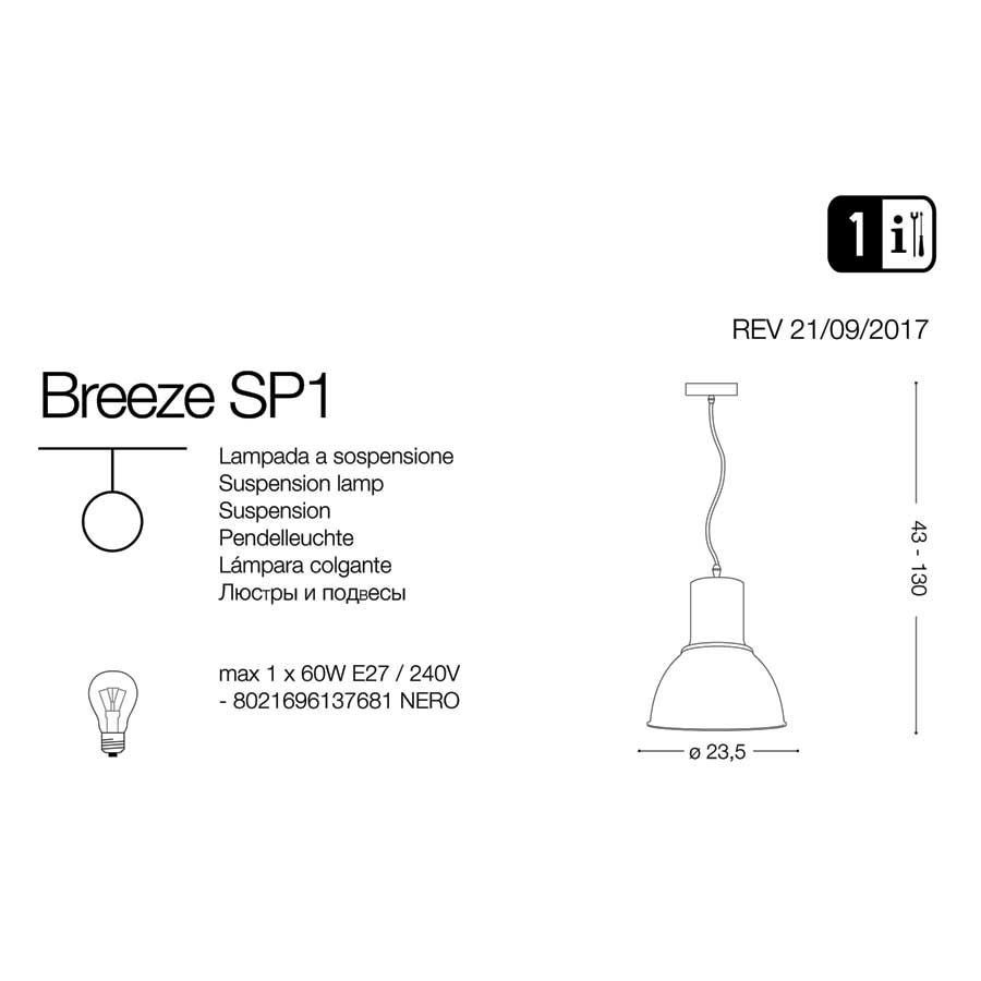 Люстра BREEZE SP1 SMALL (137681), IDEAL LUX - Зображення 137681-.jpg