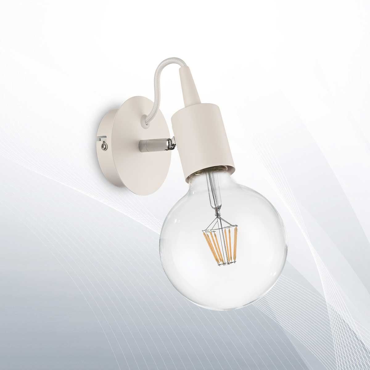 Бра EDISON AP1 BIANCO (138374), IDEAL LUX - Зображення