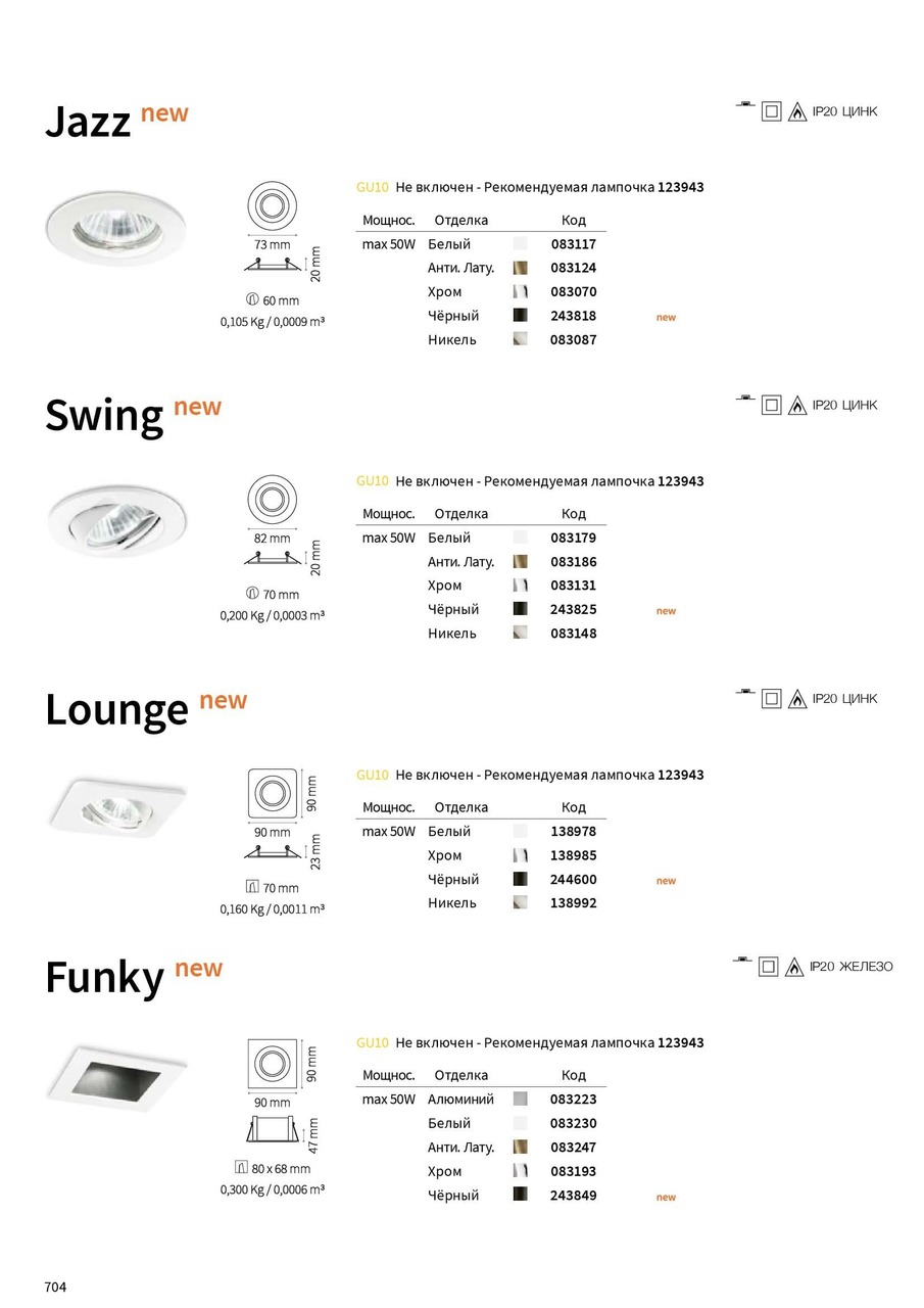 Точечный светильник LOUNGE BIANCO (138978), IDEAL LUX - Зображення 138978--.jpg
