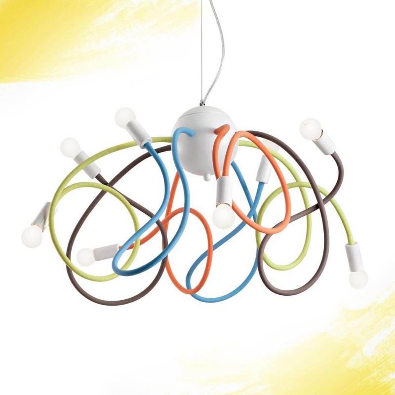 Люстра MULTIFLEX SP8 COLOR (141909), IDEAL LUX - Зображення