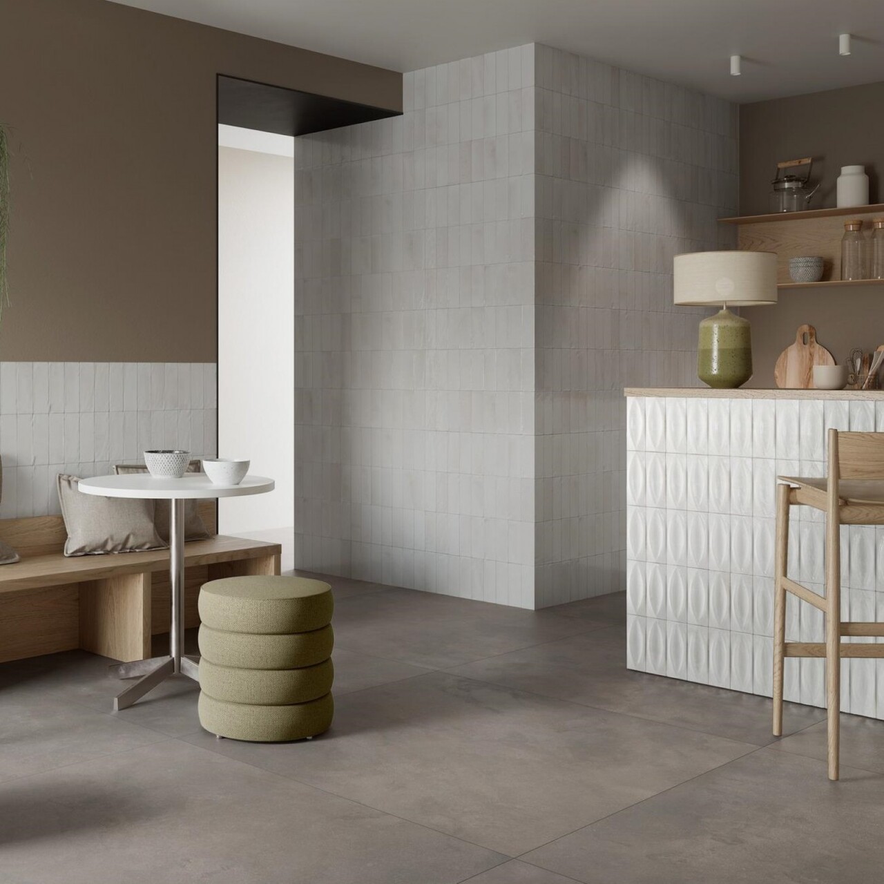 Плитка стінова R8HF Gleeze Bianco Eye STR 75x200 Ragno - Зображення 14256312-08240.jpg