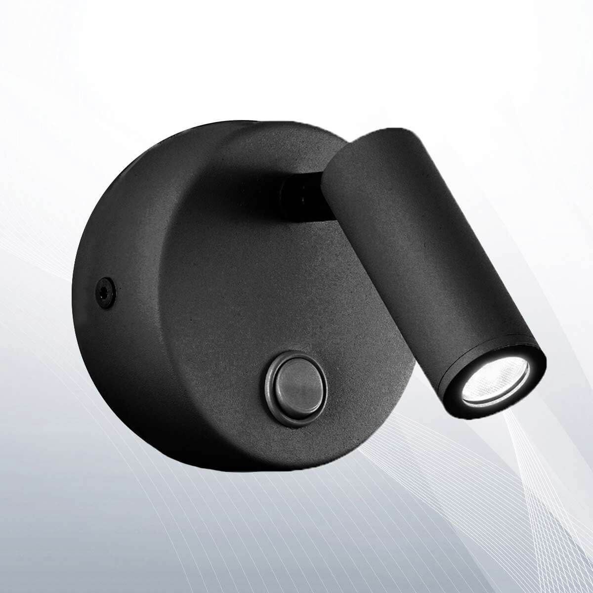 Спот PAGE AP ROUND NERO (142579), IDEAL LUX - Зображення