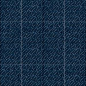 Плитка стінова R9RA Sol Blue Piuma STR 150x150x10 Ragno - Зображення