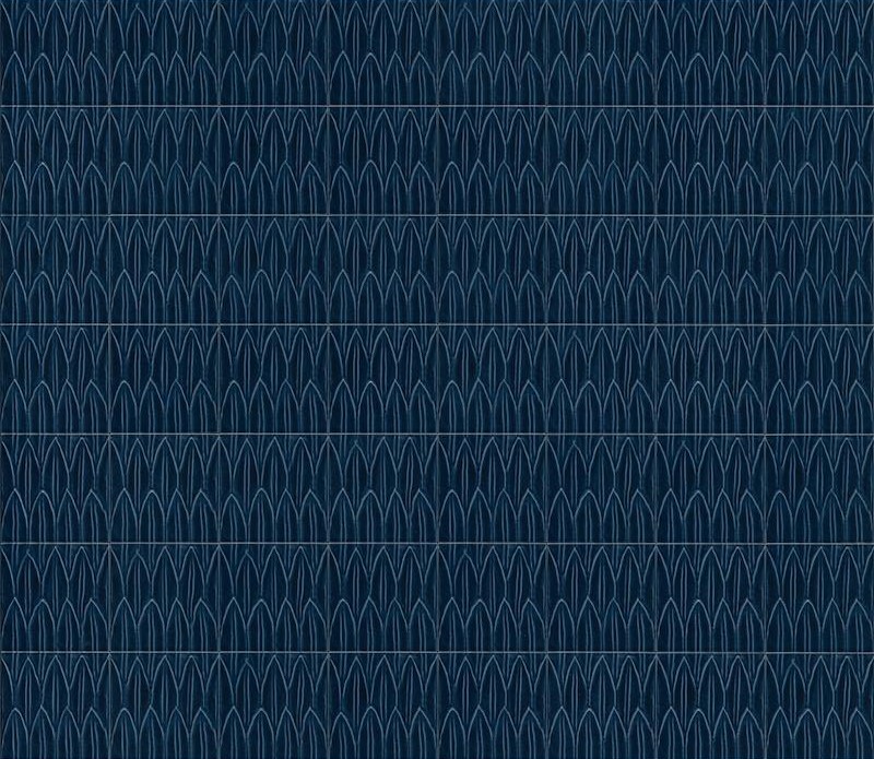 Плитка стінова R9RF Sol Blue Foglia STR 150x150x10 Ragno - Зображення